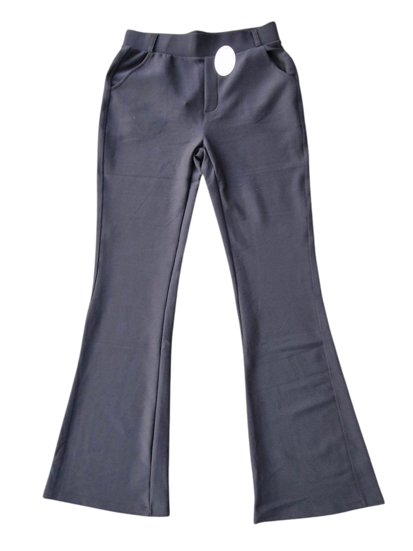 Comfortbroek Flared Zwart
