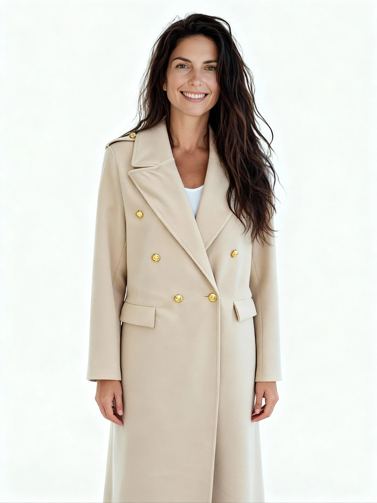 Trenchcoat 6 Buttons Beige
