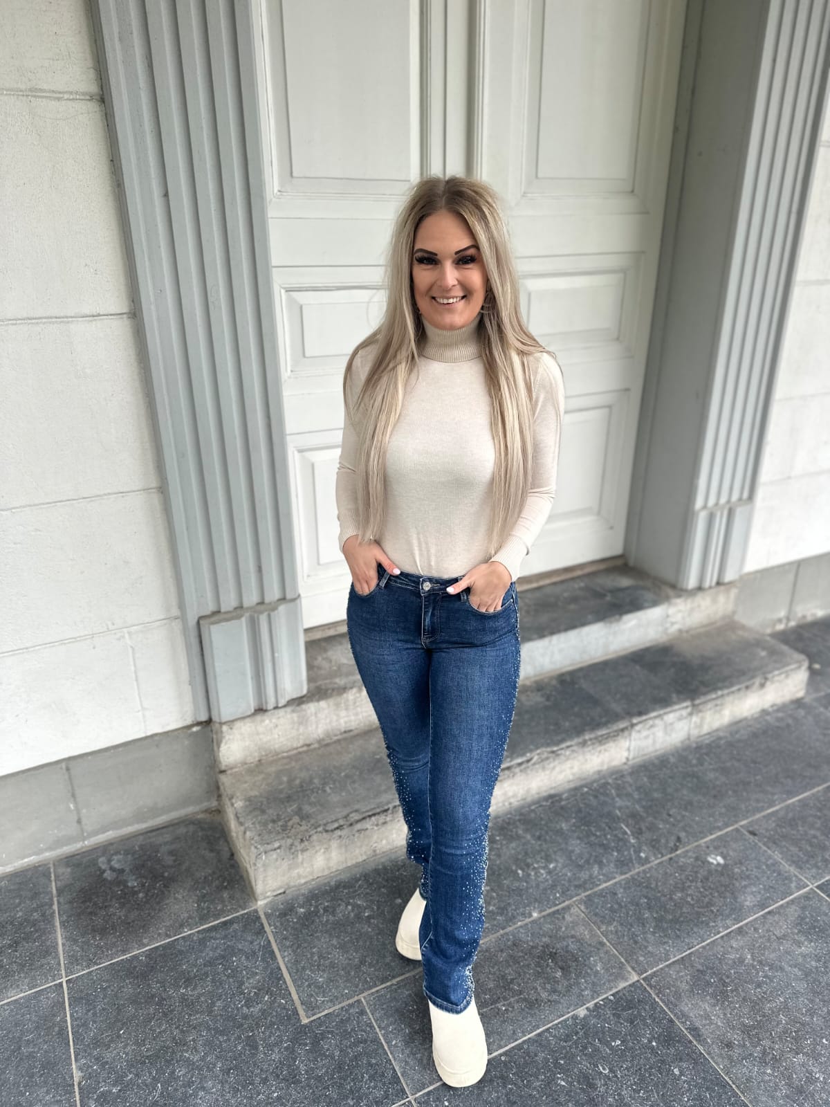 Flared Jeans Glitter