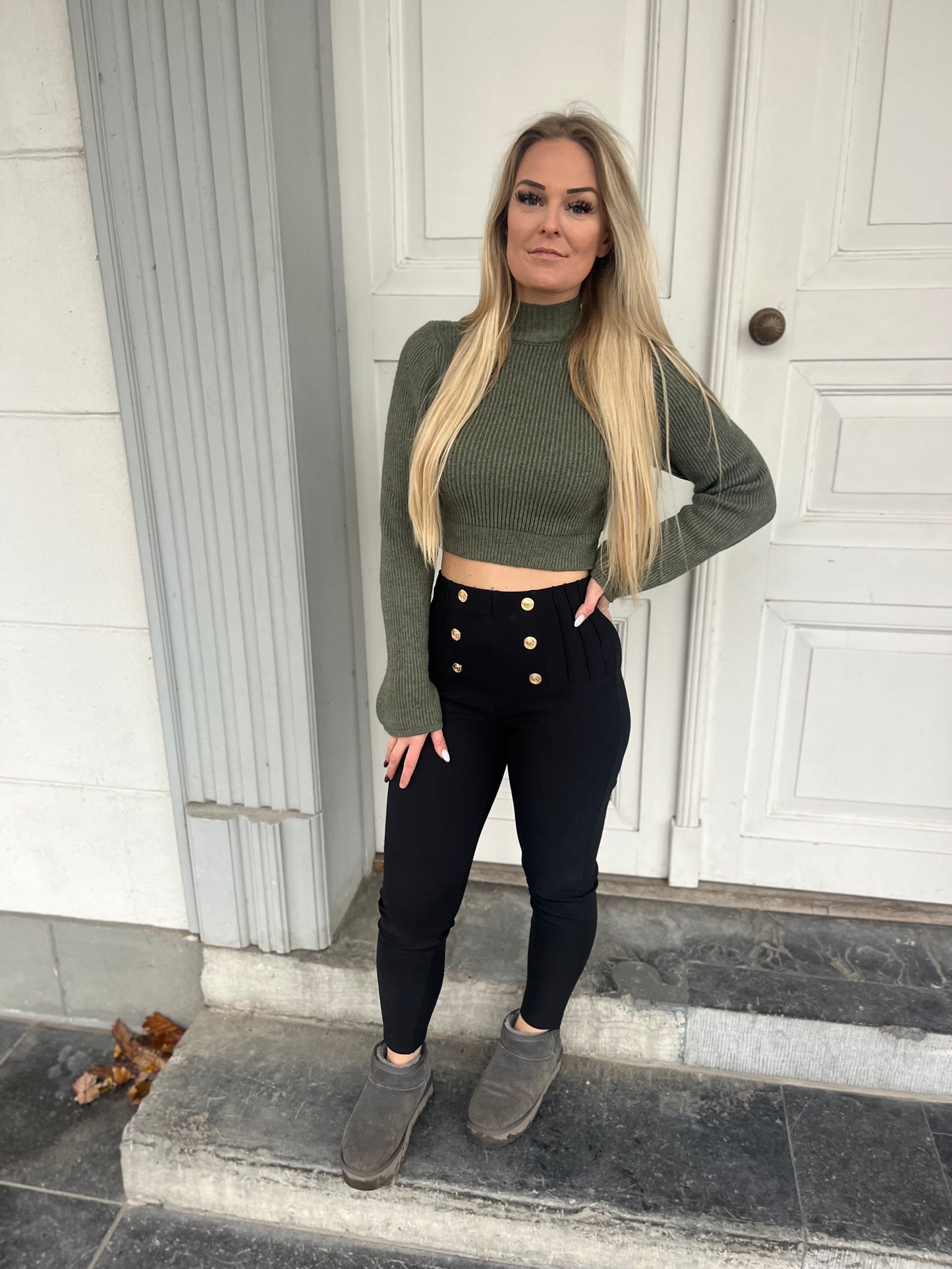 6 Button Pants