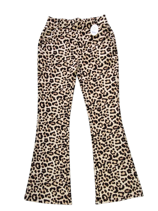 Comfortbroek Flared Leopard