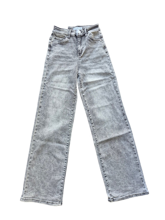 Wide Leg Jeans Grey