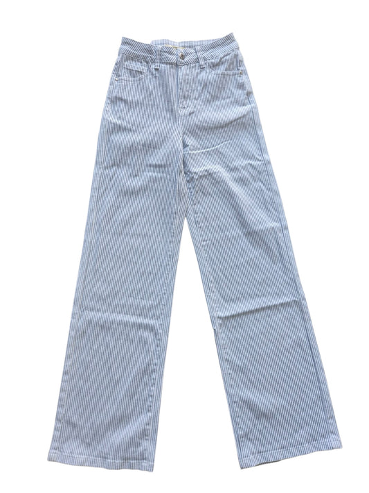 Wide Leg Jeans Stripes