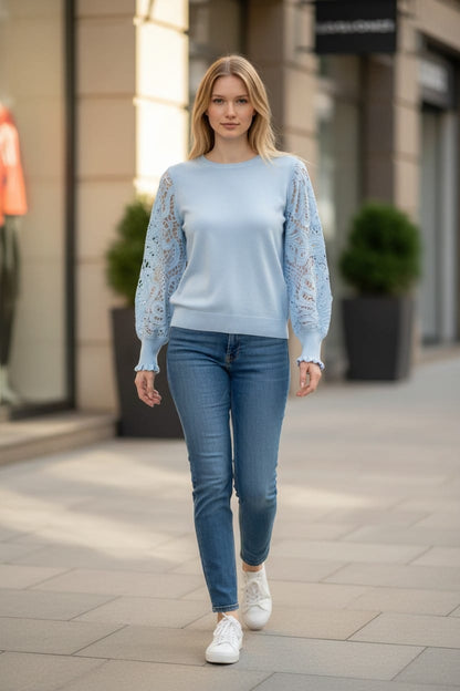Sleeves Sweater Roze