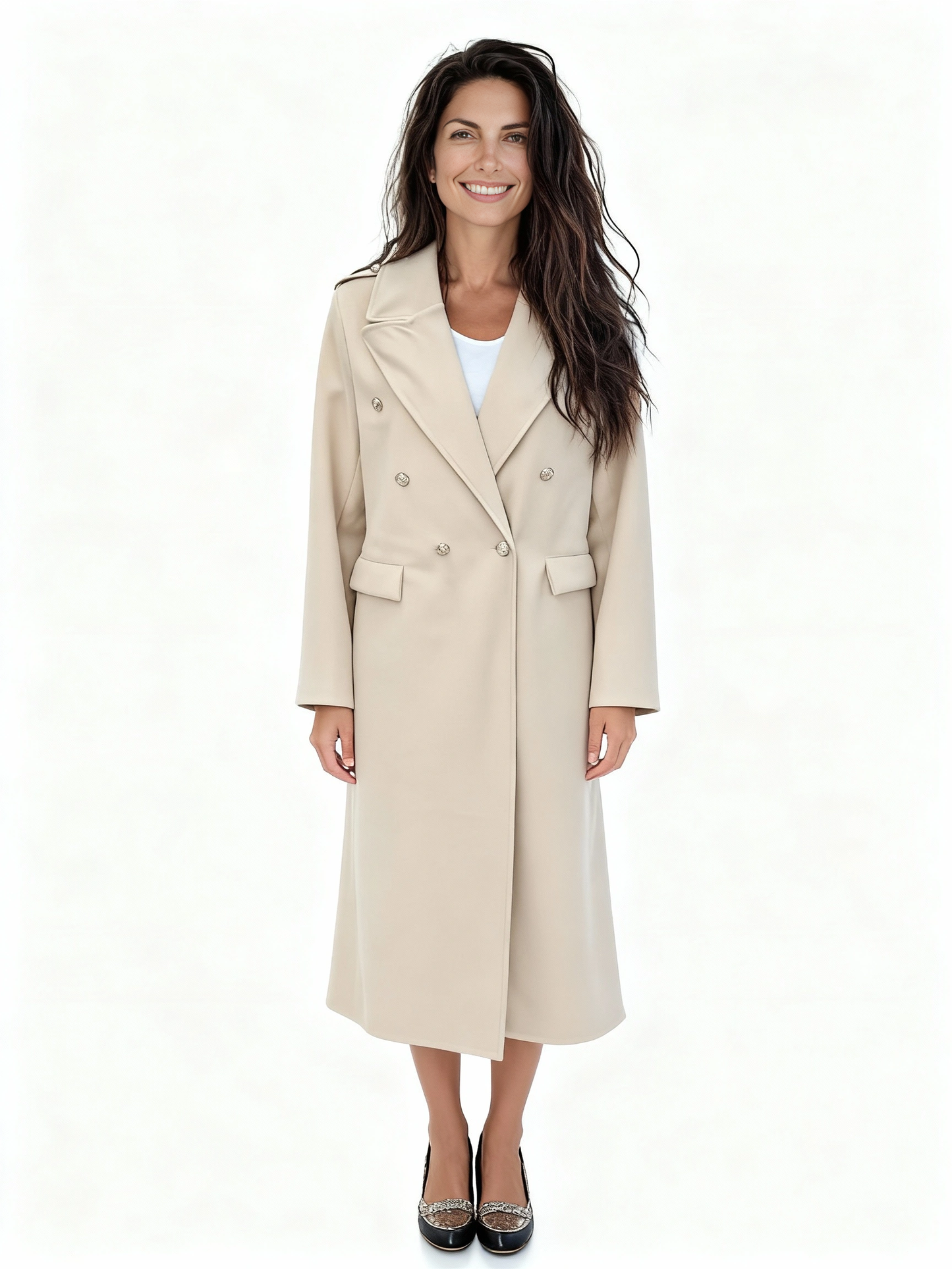 Trenchcoat 6 Buttons Beige