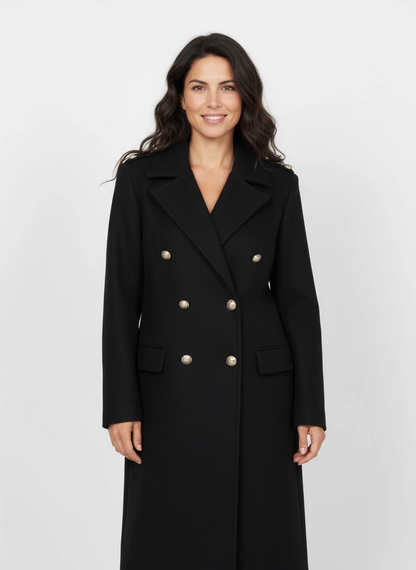 Trenchcoat 6 Buttons Zwart