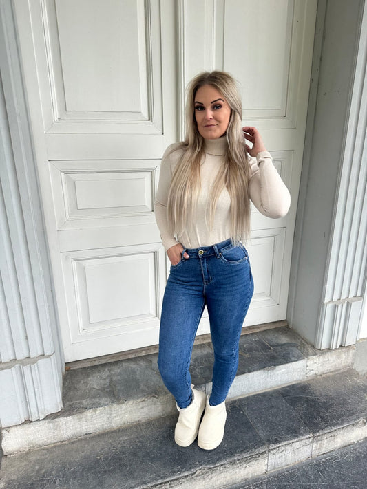 Denim Blue Skinny Jeans