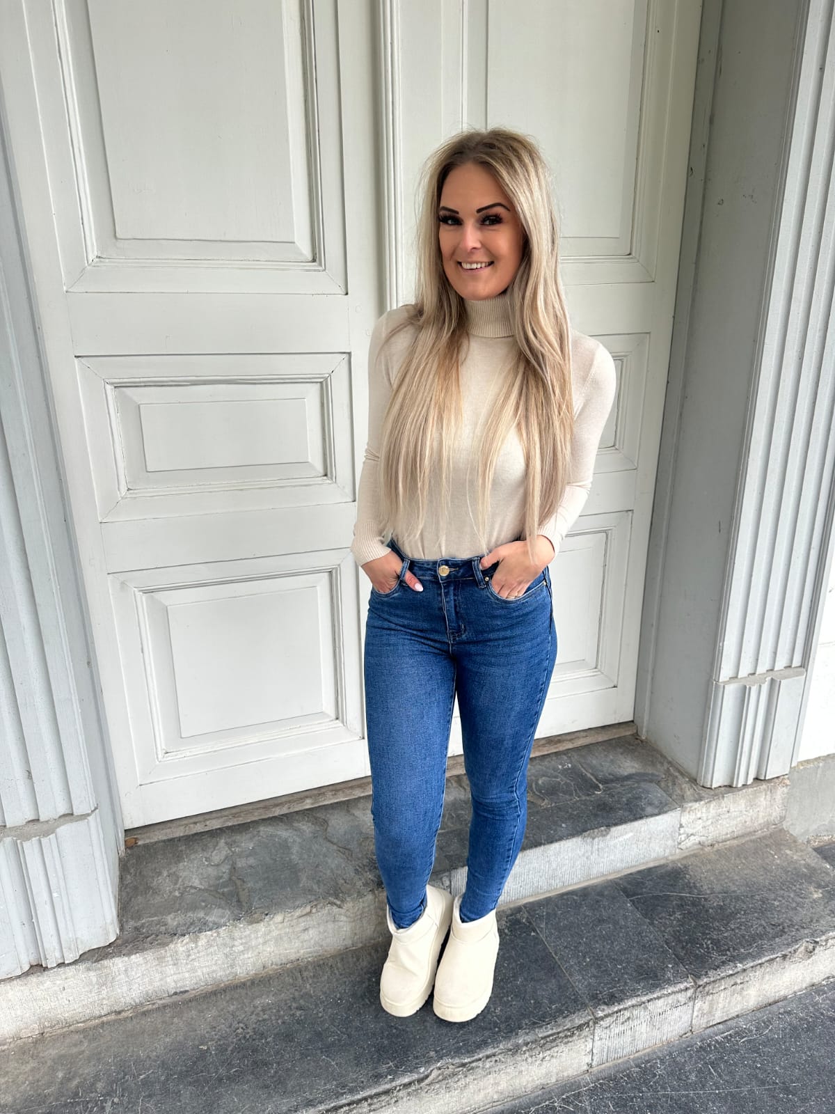 Denim Blue Skinny Jeans