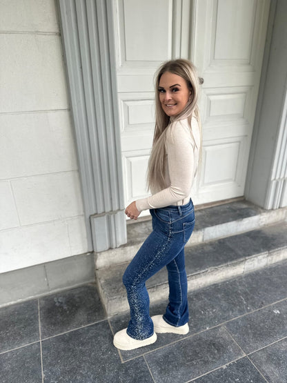 Flared Jeans Glitter