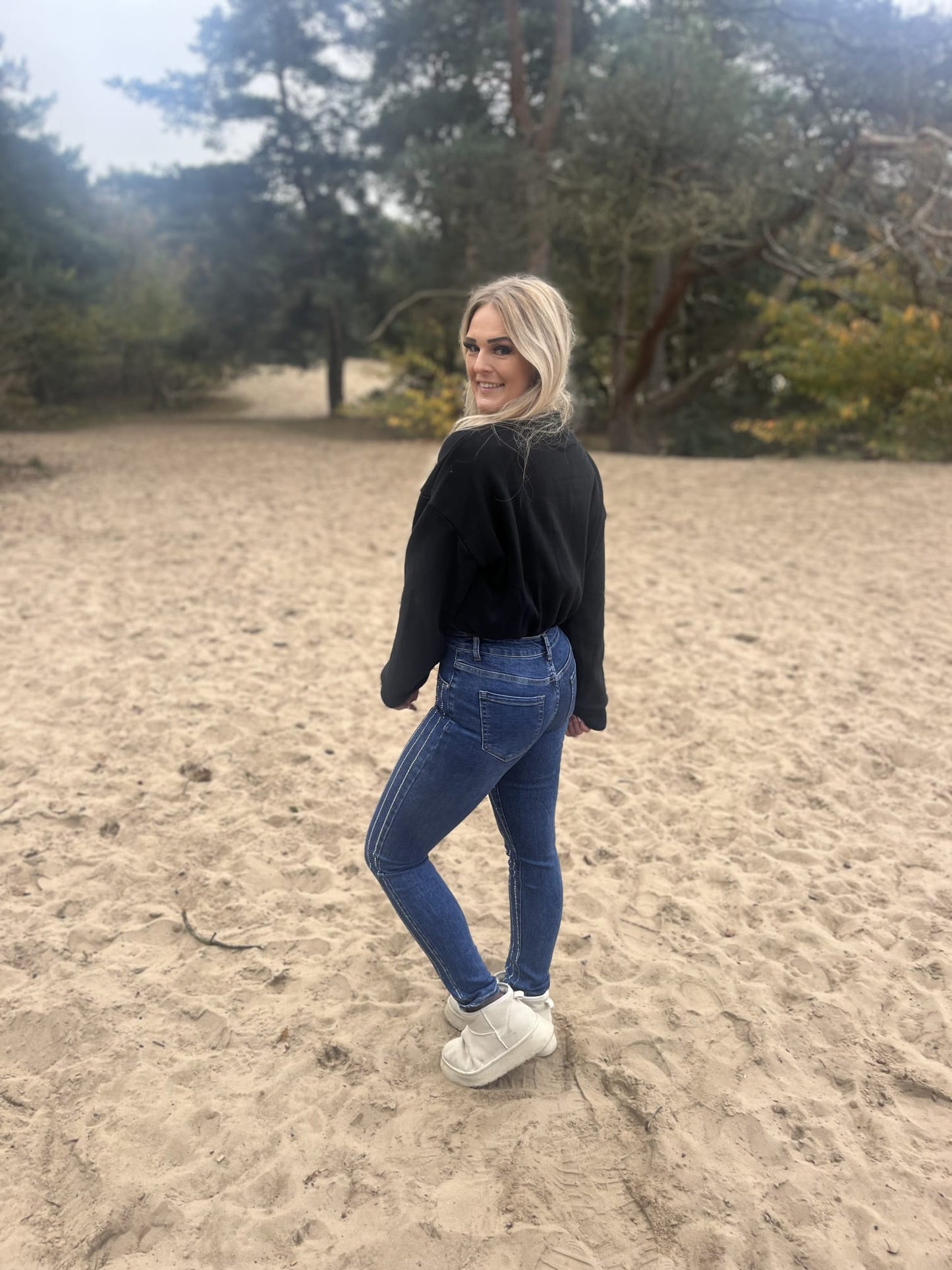 Skinny Glitter Jeans