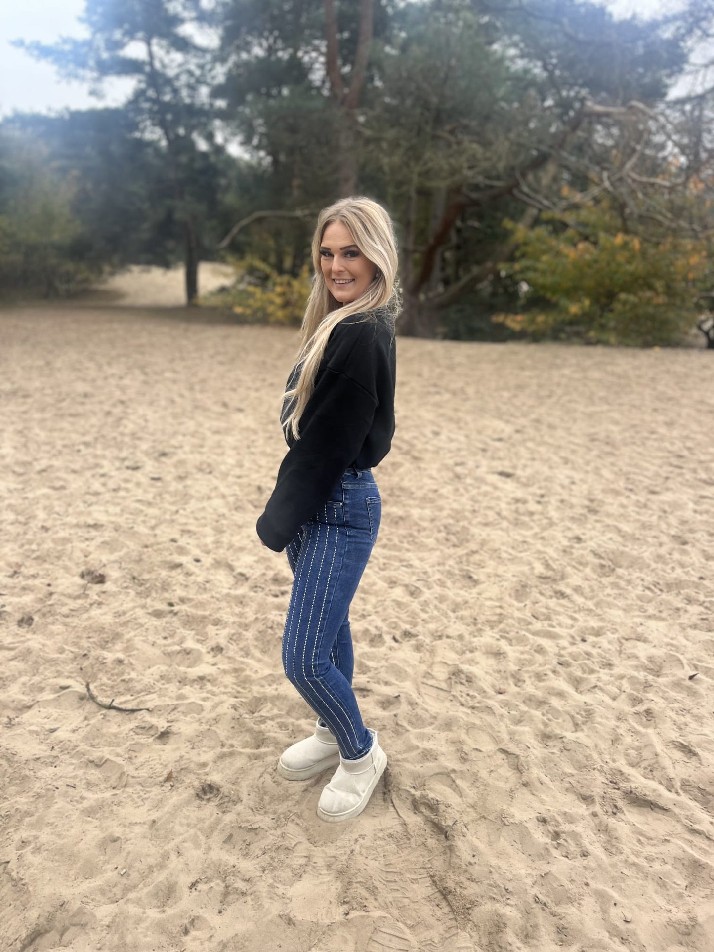 Skinny Glitter Jeans