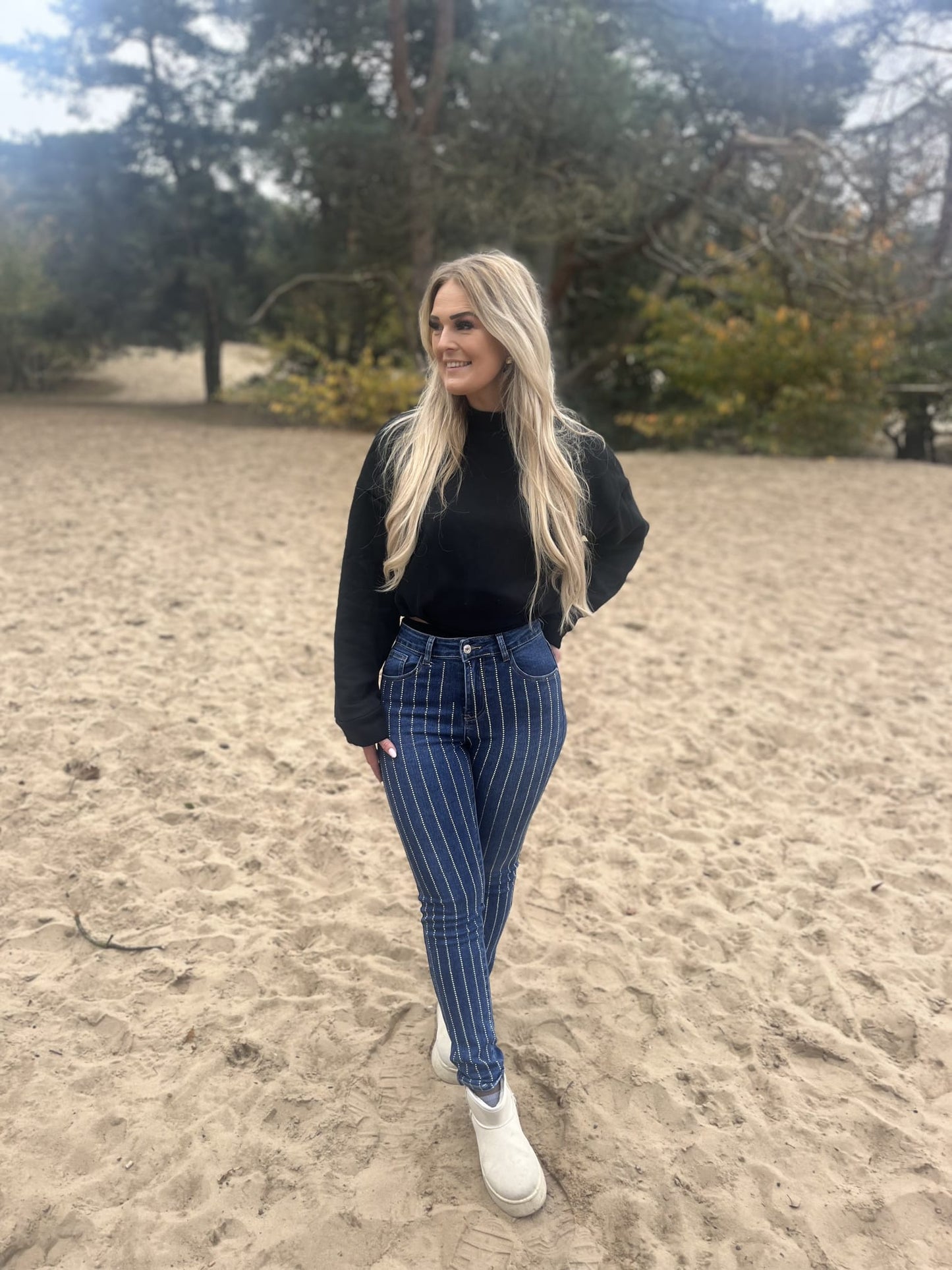Skinny Glitter Jeans