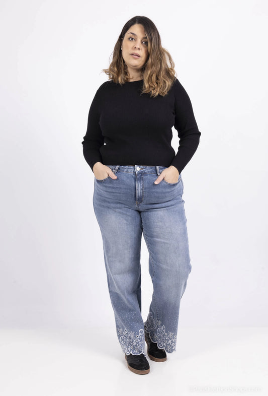 Monday Jeans Rhinestone (PPSA6039)