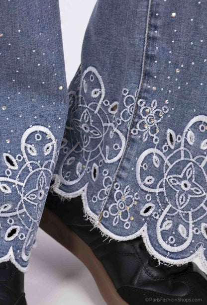Monday Jeans Rhinestone (PPSA6039)