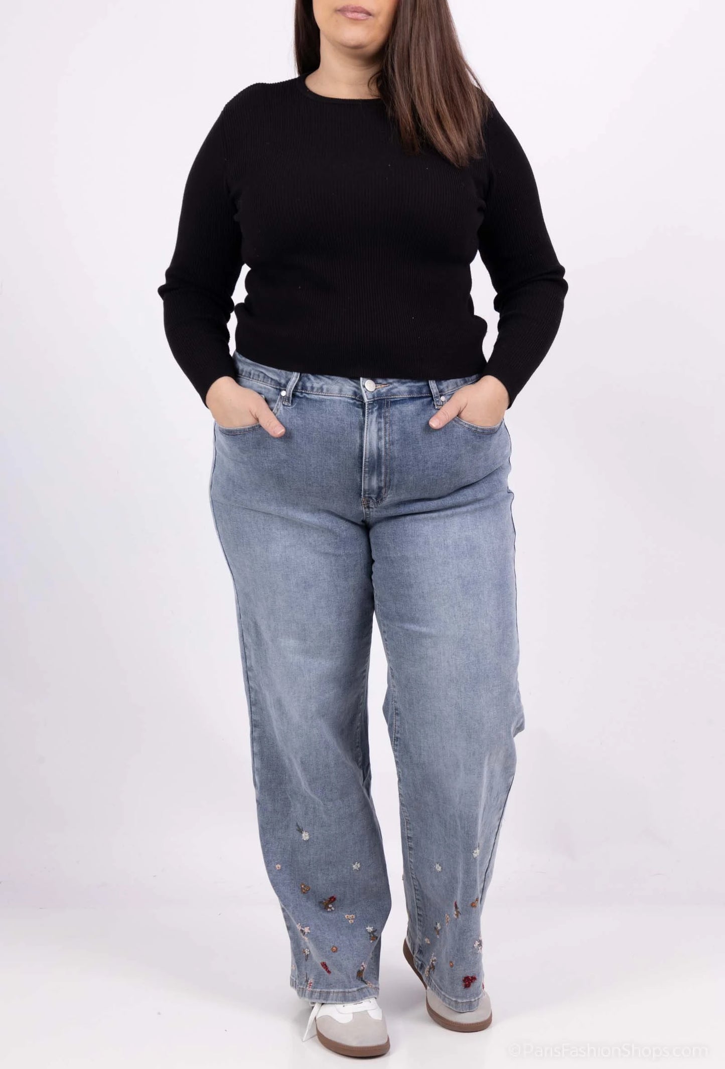 Embroidery Monday Jeans