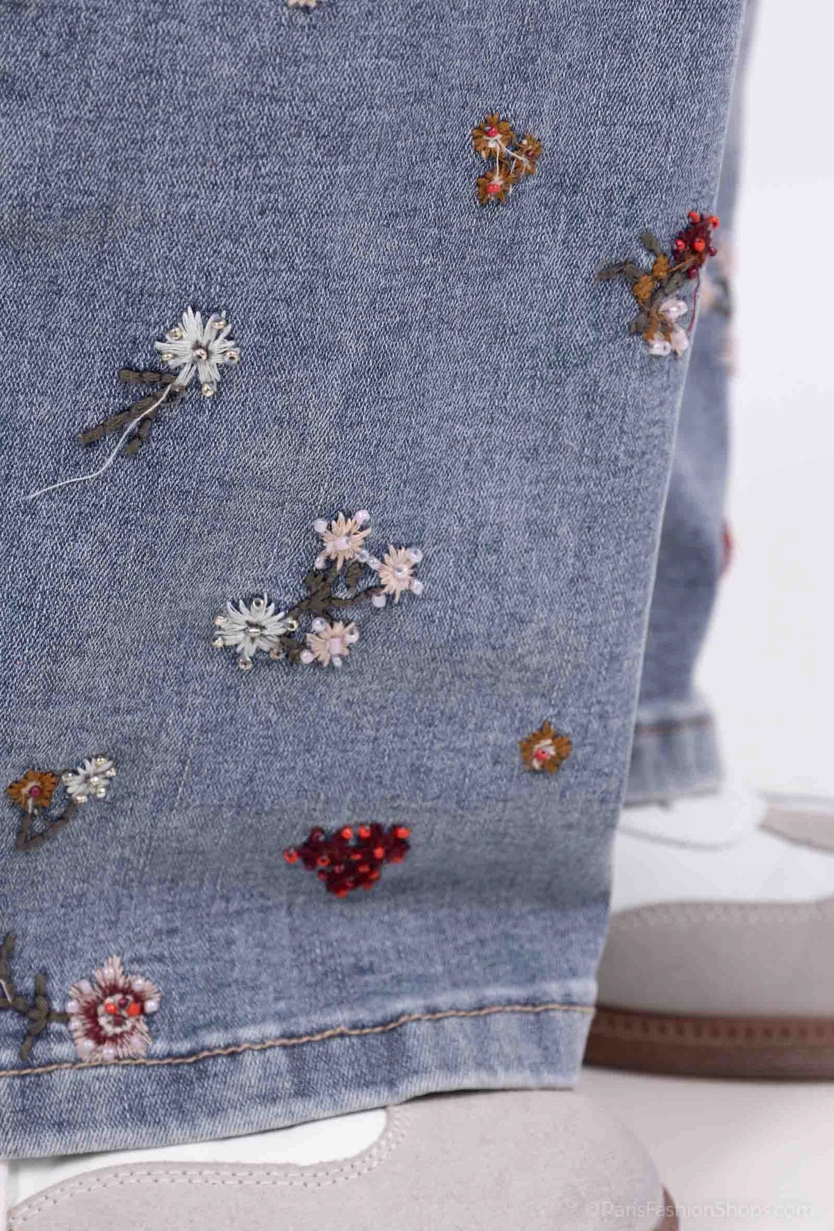 Embroidery Monday Jeans